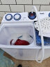 海鸥8公斤半自动双桶大容量洗衣机家用小型双缸 x0aXPB80-8002S 8公斤 实拍图