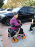 FZK+助力器老人助力器扶手椅助步器学步车偏瘫锻炼走路神器康复辅助行走器老年可推可坐富士康手推车 【铝合金】【免安装】FZK-3104-香槟色助行车 实拍图