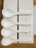 京东京造 白月光-骨瓷系列 小汤勺 骨瓷家用调羹 可微波炉使用 4只装 纯白 晒单实拍图