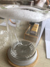 万佳臻 茶杯茶水分离杯玻璃带把泡茶杯大容量绿茶杯喝茶杯办公室水杯 厚底云雾杯|黄把|400ml 实拍图