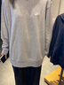 耐克（NIKE）春夏男子休闲潮流时尚宽松套头衫加绒保暖圆领上衣灰色运动卫衣 BV2663-063 M 实拍图