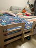 玲珑小镇 拼接床婴儿床加宽实木单人床可定制带护栏小床成人宝宝床边床 加强型三面护栏+送床垫 长200*宽120，高度您来定 实拍图
