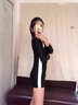 黛岱2025新款游泳衣女夏连体学生运动保守遮肚显瘦温泉潜水服时尚泳装 2103黑色 L (身高155-165cm，95-110斤) 实拍图