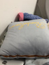 南极人（Nanjiren）抱枕被子折叠二合一两用牛奶绒毯子办公室午睡枕头沙发汽车载靠枕 灰色（水晶绒毛巾绣） 50x50cm（大号展开145*190cm） 实拍图