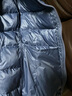 雅鹿轻薄羽绒服女短款连帽秋冬新款90绒轻便外套ap 雾霾蓝 160/M 实拍图