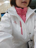 探拓（TECTOP）户外三合一冲锋衣透气两件套可拆卸保暖抓绒内胆登山服加厚防寒服 女款白色  XL 实拍图