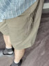 盛行风夏季中年男士纯棉短裤休闲宽松七分裤子大码外穿工装中老年爸爸装 军绿色+卡其色 2XL建议(140斤至160斤) 实拍图