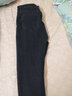 启动引擎（Qidongyinqing）加绒修身牛仔裤女小脚春秋新款韩版高腰弹力显瘦紧身小个子铅笔裤 黑色（长裤）单款 30 实拍图