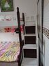 十亿客 上下床实木橡胶木儿童高低床双层床成年成人大人床子母床上下铺 【白色】爬梯款 上铺宽100cm下铺宽120cm 实拍图