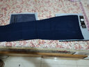 良信诚品牛仔裤男装商务休闲高腰宽松直筒裤中老年男士舒适抗皱弹力长裤子 薄款深蓝 34 腰围2尺7 实拍图