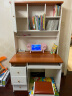 凯帝格（CADEFE） 电脑桌台式家用 书桌书柜组合带书架学生 办公桌子写字台简约简易 白色（宽0.6m，高1.9m）四种安装选择 1米-T11 实拍图