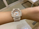卡西欧（CASIO） 女表G-SHOCK GIRLS防震运动樱花粉石英表日韩表女士腕表送女友 BA-110XCP-4A裸粉玫瑰金 实拍图