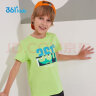 361°童装儿童短袖2025夏季男童短袖t恤男大童夏季短袖上衣 绿 170 实拍图