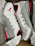 彪马（PUMA）缓震防滑支撑轻便跑步鞋男新款训练运动鞋AXELION193148 白-水泥灰-鲜红色-02 44.5 实拍图