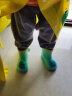 牧童儿童雨鞋3-7岁男女童雨靴卡通轻便幼儿园宝宝水鞋 绿色小恐龙 150 实拍图