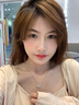翰德思跳动的心项链女时尚锁骨链镶锆石浪漫送女友送老婆生日情人节礼物 跳动的心【贺卡刻字联系客服】 实拍图
