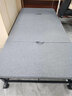 亿鉴折叠床单人办公室午休午睡行军床医院陪护沙发床护脊躺椅 【90CM宽】海绵麻布-黑架 实拍图