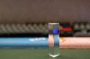 冰禹 BY-1260 实验室用品 实验水晶三棱镜光学玻璃摄影彩虹拍照三菱镜 棱长8cm等边2.5cm 带盒子 实拍图