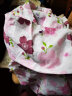 CLOLV KISS按摩穿的春夏棉纱布和服睡袍长袖睡裙女日式花朵和风汗蒸服浴衣浴 和服裙-桃花朵朵 L(尺寸偏大120-140体重) 晒单实拍图