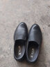 老人头皮凉鞋男夏季新款皮鞋男真皮休闲洞洞鞋鞋镂空透气英伦商务正装 黑色 38 实拍图