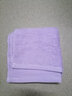 洁丽雅（Grace） 纯棉毛巾 柔软吸水新疆棉成人男女情侣面巾儿童学生宿舍洗脸毛巾 紫色1条 1条 50g 50-110g 实拍图