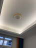 羽良 欧式卧室灯圆形吸顶灯现代轻奢led水晶房间灯饰奢华主卧次卧灯具 A款直径50cm（四挡三色） 实拍图