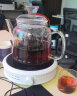 玉兰香耐高温加厚玻璃煮茶壶大容量1.3L壶喷淋式泡茶烧水壶红茶普洱茶具 B款 编织1300毫升+白色保温炉 实拍图