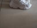 哈比熊童鞋夏季单网小白鞋儿童运动鞋透气男童鞋GU7577 白色28码 实拍图
