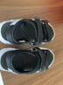 特步（XTEP）儿童童鞋男童夏季露趾透气运动沙滩鞋 黑 28码 实拍图