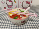 满朝佳（MANCHAOJIA）三丽鸥陶瓷吃米饭碗家用汤面碗可爱儿童单个好看的大碗高颜值餐具 6英寸面碗【凯蒂猫】 实拍图