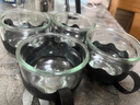 天南兄弟耐热加厚玻璃茶壶功夫泡茶壶家用水壶单壶过滤花茶壶红茶茶具配盖 茶壶+4只莲花杯 1000ml 选项有标识 实拍图