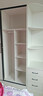 京桐（JINGTONG）衣柜推拉门卧室简易储物柜移门柜子定制衣橱实木质大衣橱 【1.4米主柜】+边柜2门 实拍图