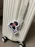 大嘴猴（paul frank）拉杆箱行李箱女24吋万向轮铝框旅行学生男出差商务拉链密码大容量 乳白升级拉链款 24英寸 单人黄金尺寸 实拍图