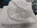 FGHGF静电衣无尘衣连体服大褂静电服无金属静电服防尘工装发岩棉防护衣 白色静电大褂（+工帽） XXXL 实拍图