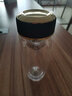 SIMELO施美乐双层加厚玻璃杯男泡茶杯茶杯带茶隔杯子车载玻璃水杯 金色 270ml 实拍图