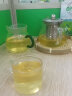 瓷牌茗茶具（cipaiming teaset） 透明玻璃茶具整套套装家用功夫茶壶茶杯会客泡茶器 透明八骏壶6个把杯+绿柄公杯 实拍图