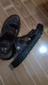 老人头凉鞋男夏季新款男士沙滩鞋拖鞋男按摩软底凉皮鞋男 01深棕色 43 实拍图