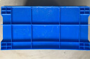 米奇特工 塑料周转箱 仓储物流箱工具零件整理盒物料收纳盒 外尺寸440*330*140 蓝色 实拍图