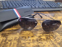 海俪恩偏光太阳镜 飞行员钓鱼开车驾驶蛤蟆镜金属框墨镜眼镜男N6858N01P 实拍图