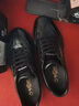 金利来男鞋休闲鞋秋冬新款商务真皮轻便百搭运动潮流商务皮鞋透气男士鞋 黑色 40 实拍图