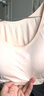 温影短款背心女带胸垫运动背心瑜伽睡眠文胸吊带打底背心 1黑1杏 XL (80-85ABC)可留言更换颜色尺码 实拍图