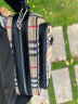 博柏利 BURBERRY【佳节礼赠】 男款典藏米色Vintage格纹拼皮革斜背包 80101521 实拍图