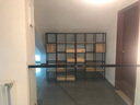 趣尚居 屏风 隔断 铁艺实木置物架玄关柜 现代简约客厅玄关隔断柜双面储物隔断墙书架书柜花架 90*25*150cm 实拍图