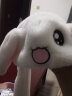 艺乐坊（yilefang）一捏耳朵会动的帽子兔子可爱毛绒兔耳朵帽子会动儿童 白色兔子【短款】 均码【3-10岁】 实拍图