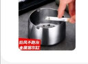收米加厚烟灰缸不锈钢创意时尚客厅大号防风防摔家居送礼KTV餐厅网吧 特大号(直径12cm) 实拍图