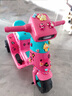 RollplayRollplay如雷儿童电动车男女孩摩托车易携带可坐人童车生日礼物 芭比粉摩托车 实拍图