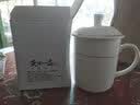 天城一品 陶瓷杯酒店宾馆会议白瓷茶杯办公室盖杯茶杯带盖杯喝水杯子定制 景式金边杯 实拍图