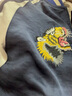 马登工装 横须贺复古外套双面穿老虎刺绣棒球服免烫垂坠感夹克男潮 蓝色（正面银/反面金） S 实拍图