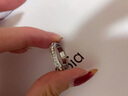 Colaivkloia情侣戒指男女对戒316L精钢一对满天星素圈情人节生日礼物送男女友 T1K031情侣一对价款式码数留言 美码6号 实拍图