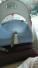 谷仕塔（Gromast）宝宝餐椅一体式儿童吃饭座椅餐桌椅便携式可折叠婴儿学坐椅bb凳小孩椅子 GT026天蓝色+手提包 晒单实拍图